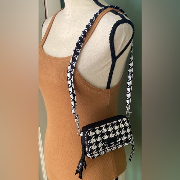Womens houndstooth 3 ways small wallet bag, SO - Picture 12 of 12